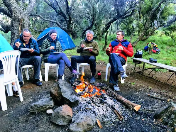 Campfire on Mt Elgon